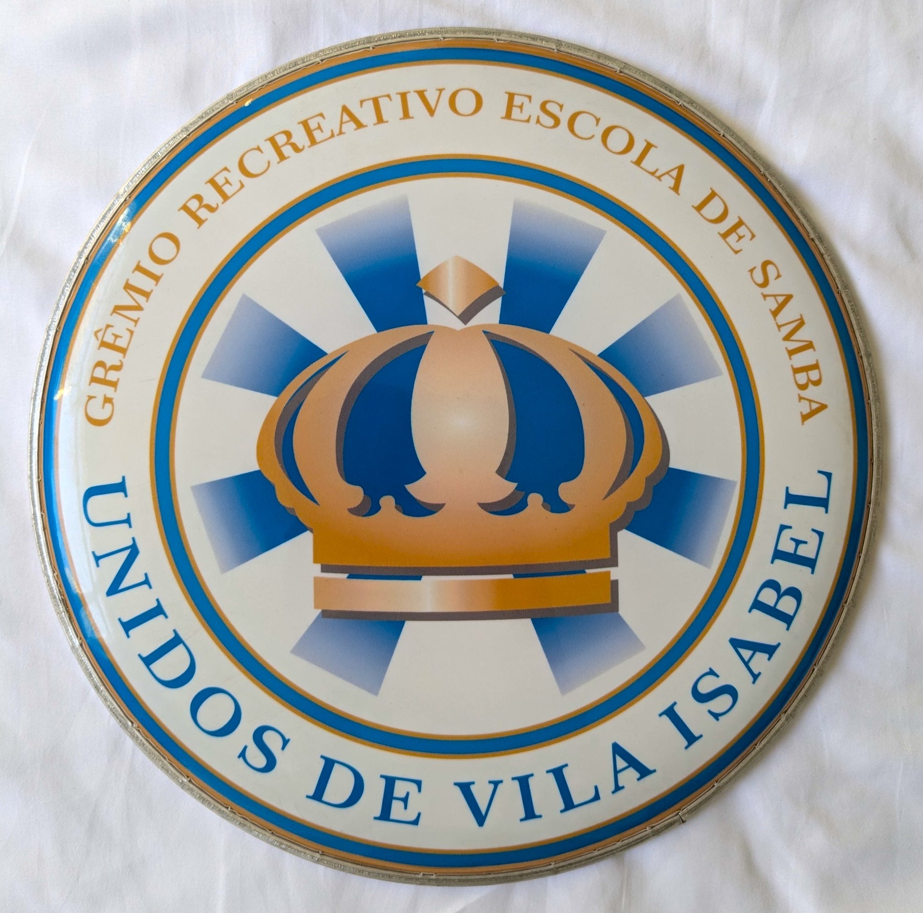 IVSOM, 12 inch nylon, Caixa and Repique heads with Samba School Logos