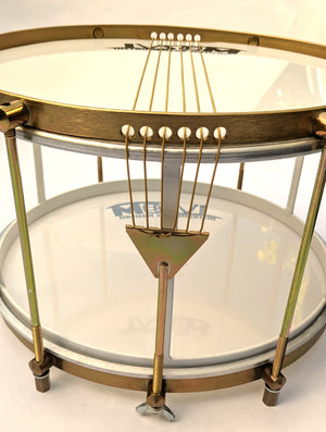 IVSOM Caixa vazada, 6 string, steel, 12" x 7.5"