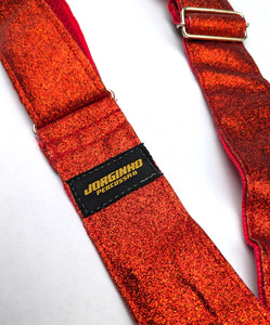 Jorginho Glitter Shoulder Straps, Single Hook, 2 inches wide