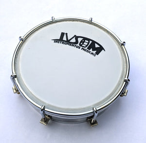 IVSOM tamborim, aluminum shell, 8 tuning hooks, 6" x 2.3"