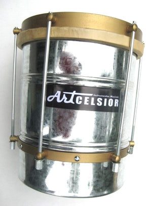 Artcelsior Cuica, 8.5", galvanized shell, black hardware