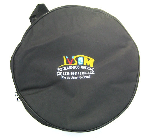 IVSOM bag for repinique. 12" drum bag. Padded nylon, black drum case.