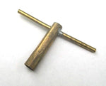 Drum key for tamborins and pandeiros, small and brass colored.