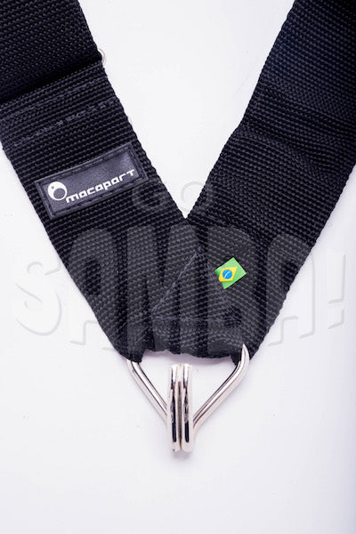 Samba drum strap for shoulder with one hook for rio style samba.
